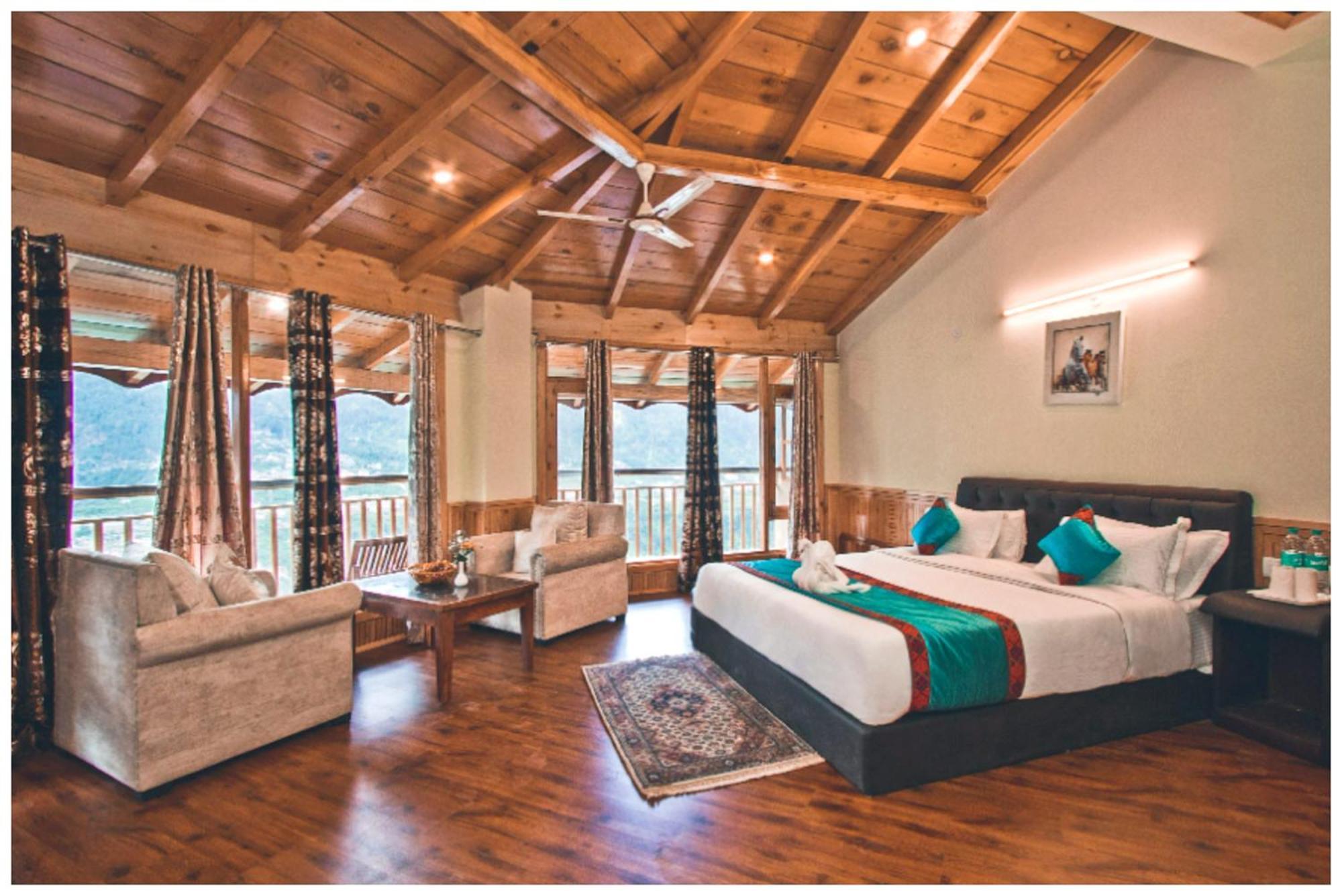 Manali Hotel T H E - B D - R E S O R T - Free Parking - Jungle Safari And Restaurant Facilities -Luxury & Spacious Room - Best Premium Hotel In Manali Esterno foto